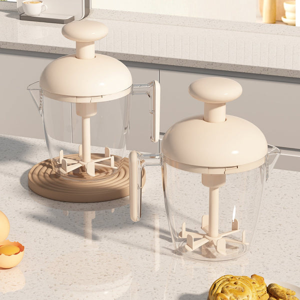 Multifunctional Press-Type Egg Whisking and Filtering Cup