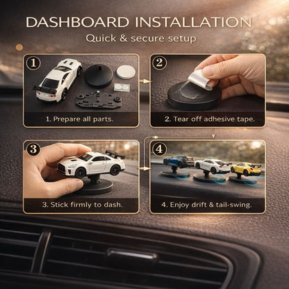Dashift™ Motion-Reactive Drift Car Dashboard Ornament
