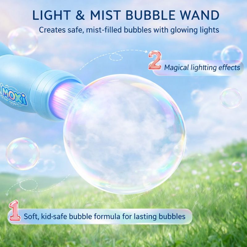 MOXI™ | Light & Mist Bubble Wand