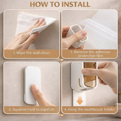 BRISTL™ Wall-Mounted Toothbrush Holder