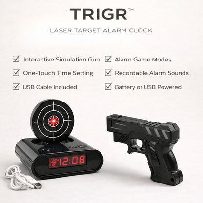 TRIGR™ | Laser Target Alarm Clock