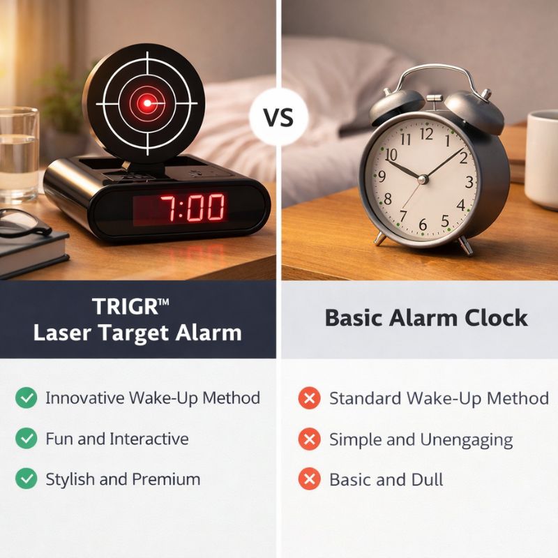 TRIGR™ | Laser Target Alarm Clock
