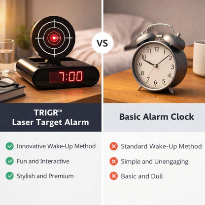 TRIGR™ | Laser Target Alarm Clock