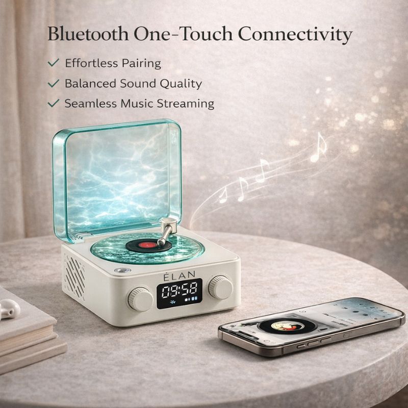 ÉLAN™ | Retro Ripple Bluetooth Speaker