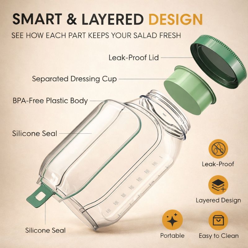 Tossa™  Fresh Lunch Jar
