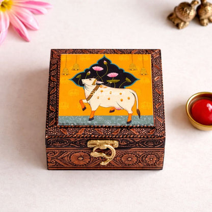 Kosha™ Lockable Pichwai Keepsake Box