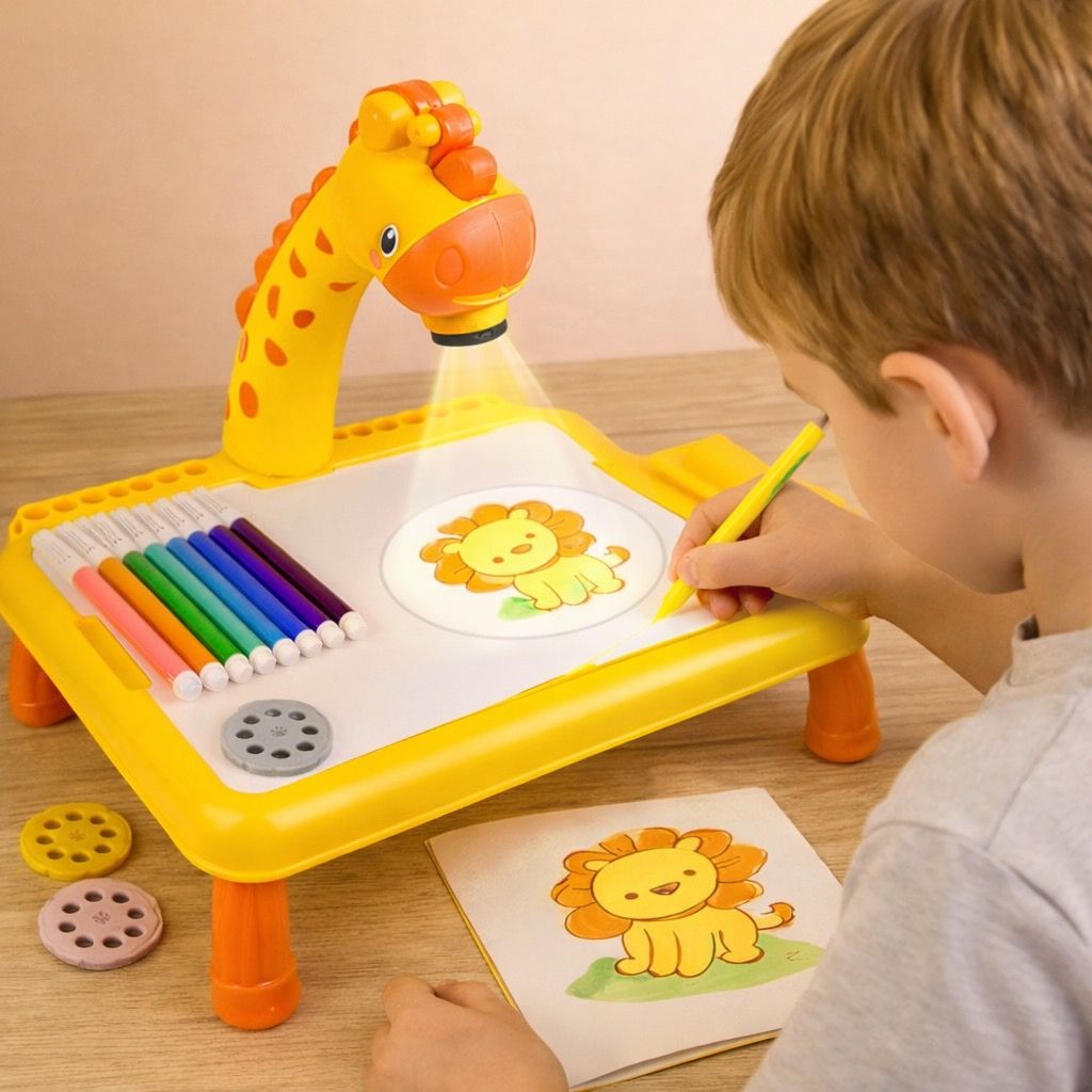 KidDraw™ Kids Drawing Projector Table (Trace & Color Kit)