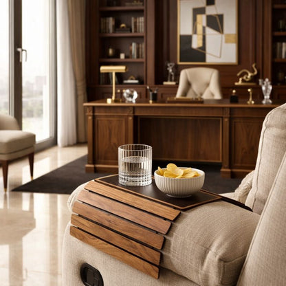 ARMO™ Premium Grip-First Sofa Armrest Tray