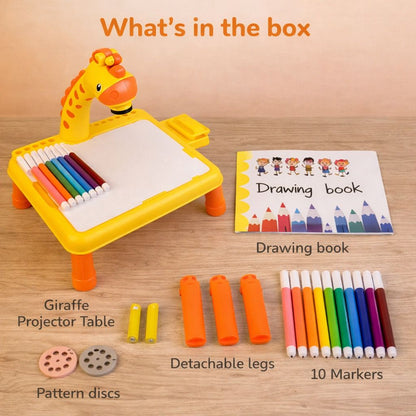 KidDraw™ Kids Drawing Projector Table (Trace & Color Kit)