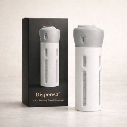 Dispensa™ 4-in-1 Rotating Travel Dispenser