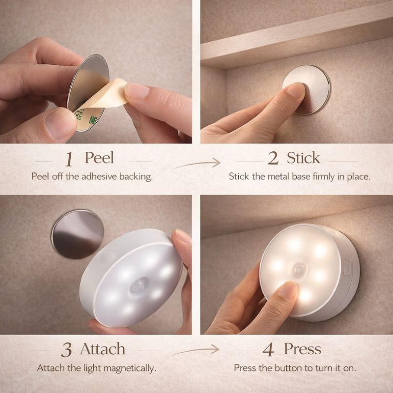 Nook™ Rechargeable Motion Sensor Light