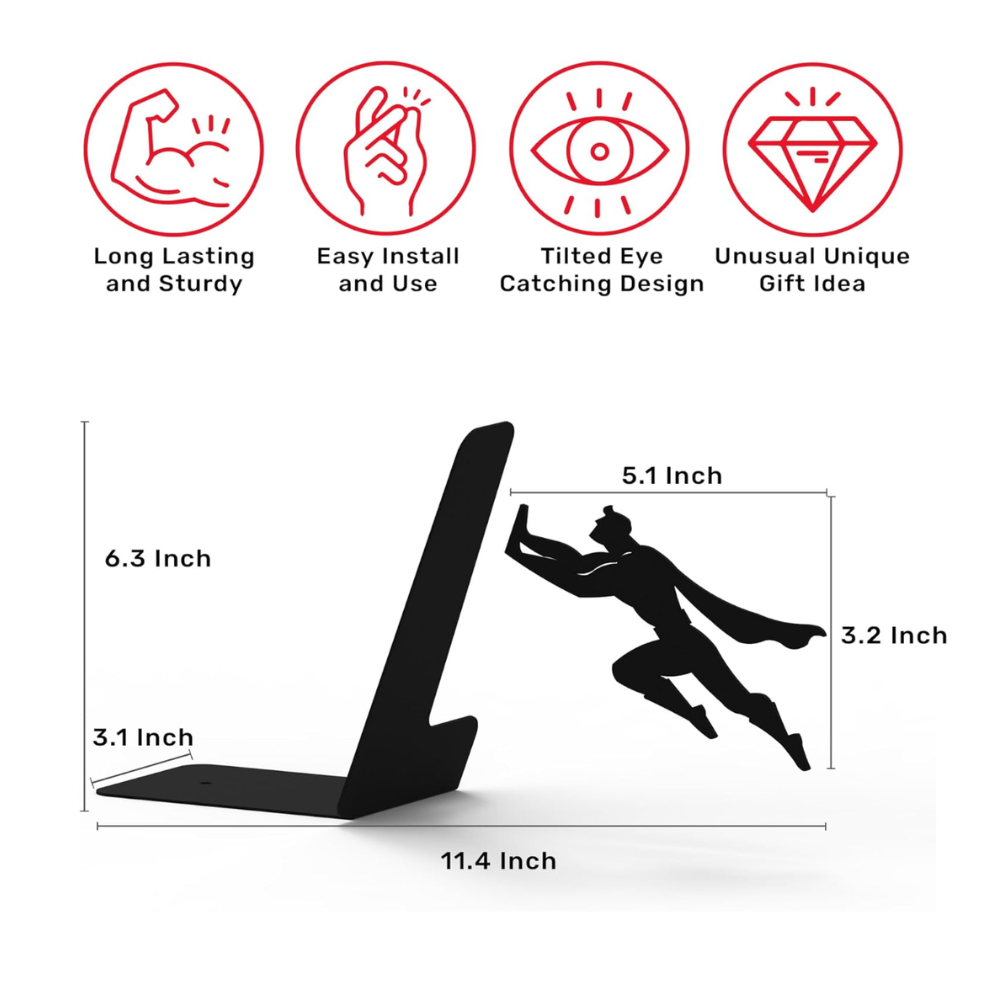 BRIK™ Magnetic Illusion Bookend