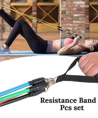 11 Pcs Resistance Band Set For Men & Women