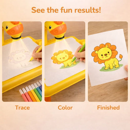 KidDraw™ Kids Drawing Projector Table (Trace & Color Kit)