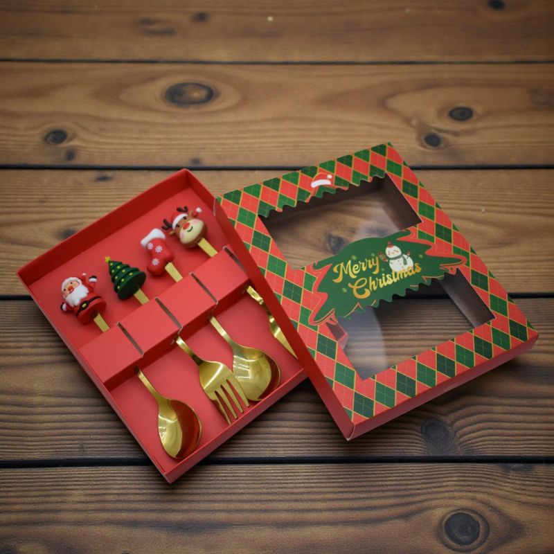 MerryTable™ Christmas Dessert Cutlery