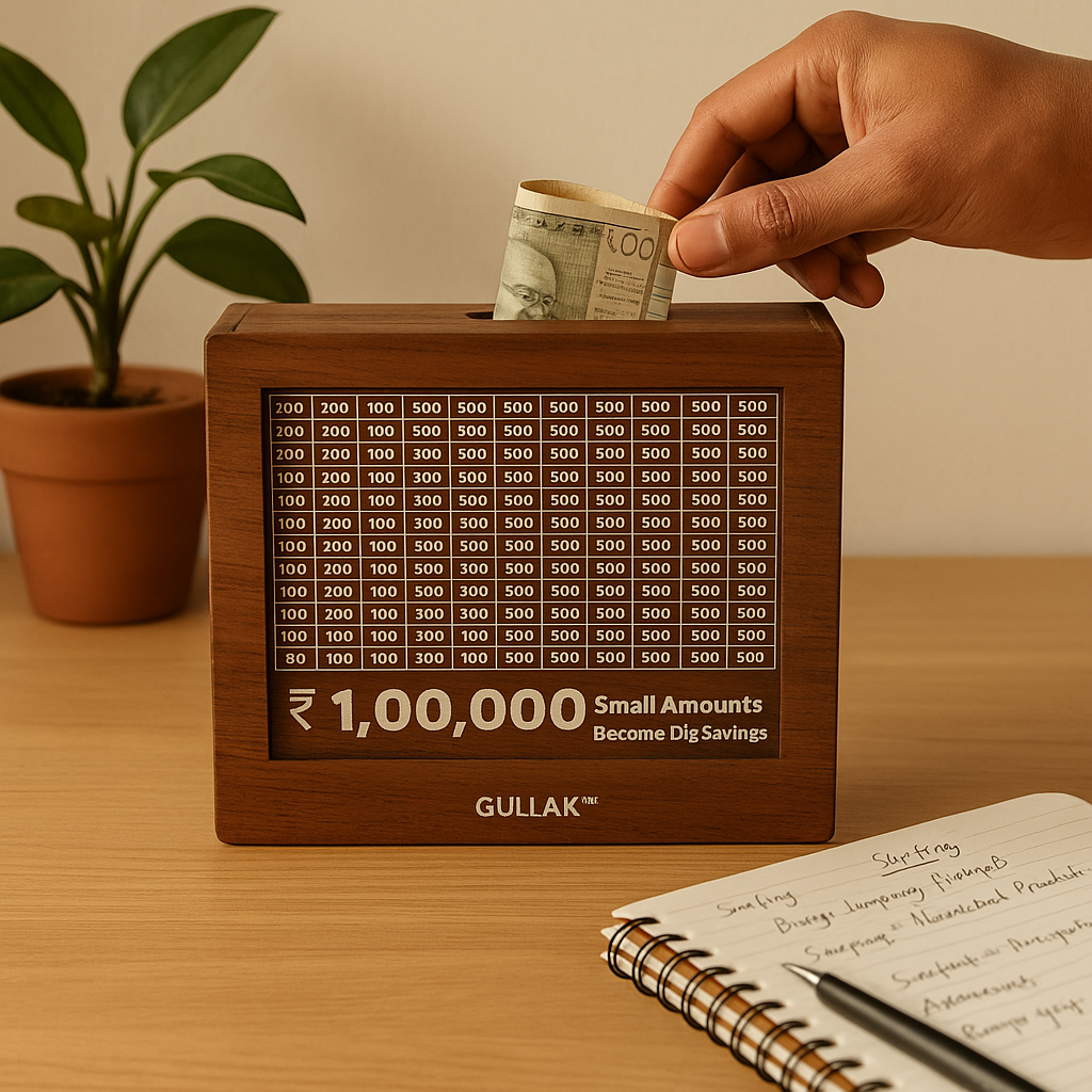 Gullak™ Wooden Piggy Bank
