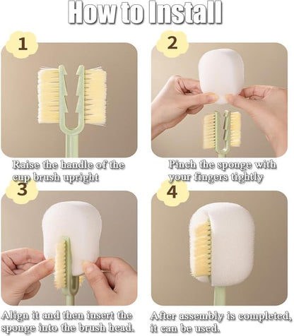 5 in 1 Bottle Cleaning Brush