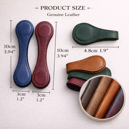 Clasp™ Genuine Leather Magnetic Bookmark Set (2 pcs)