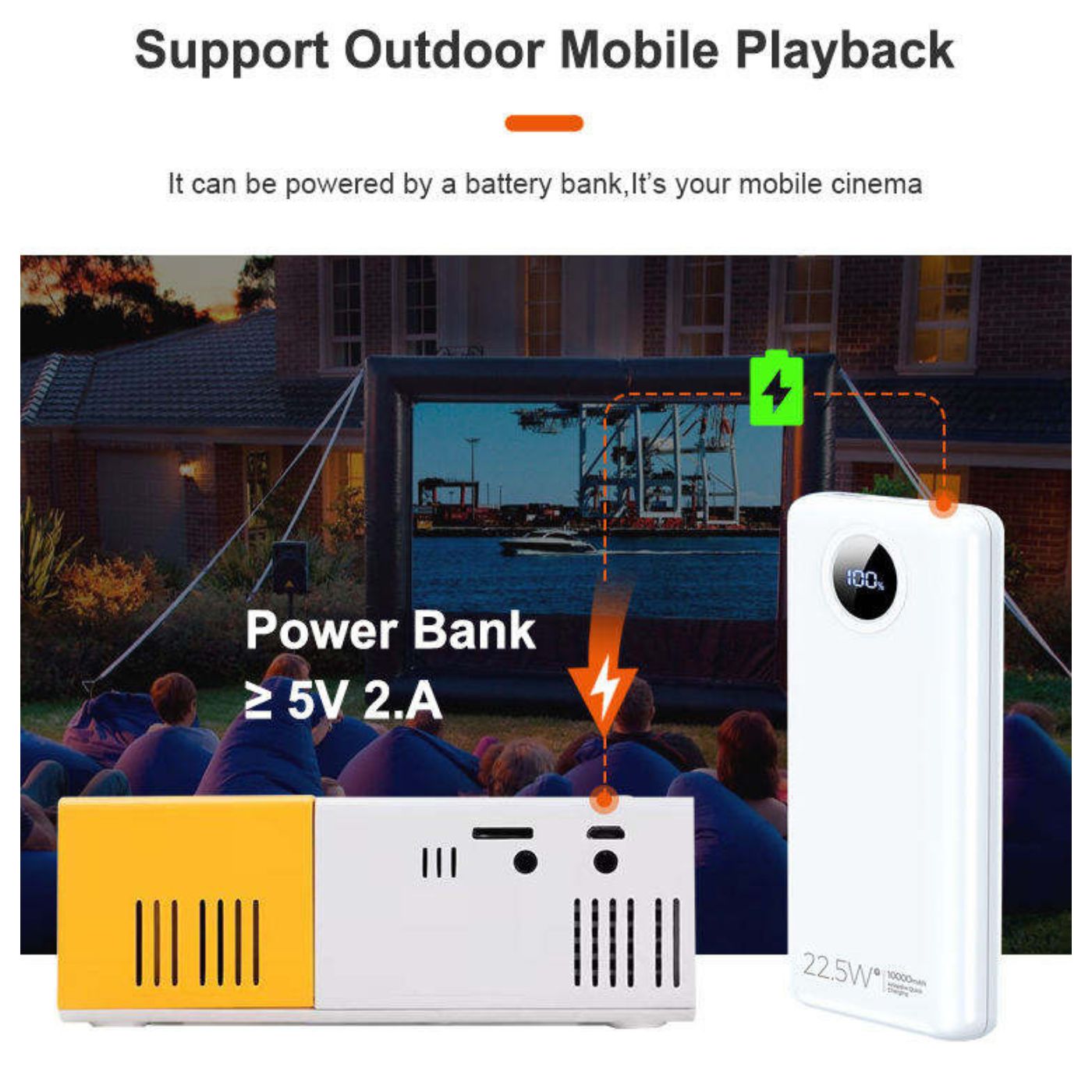 PicoBeam™ Smart Mini Projector
