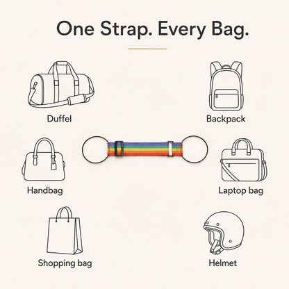 Strapo™ | Bag Bungee Luggage Strap - Add a Bag, Travel Hands-Free
