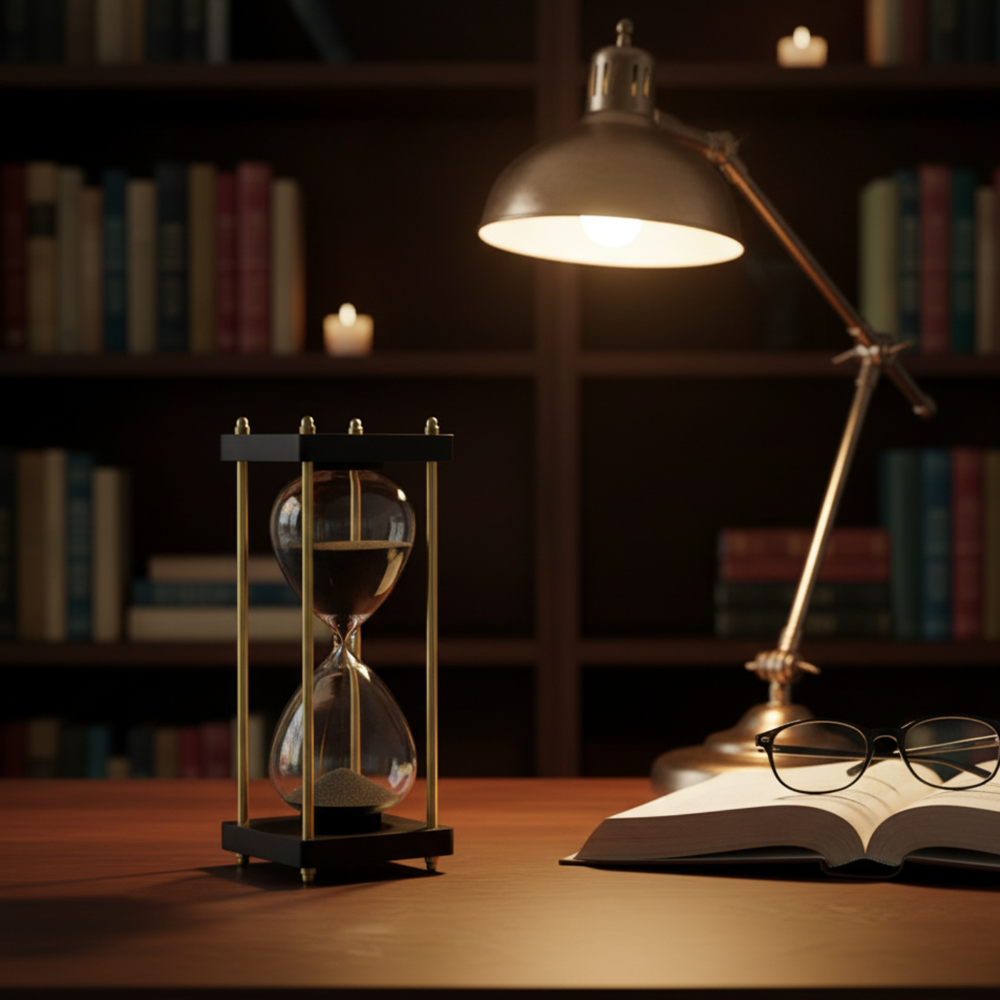TimelessFlow™ Hourglass Showpiece