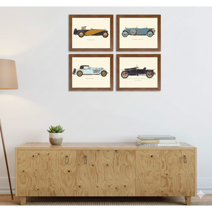 MotorMuse™ Vintage Car Framed Art