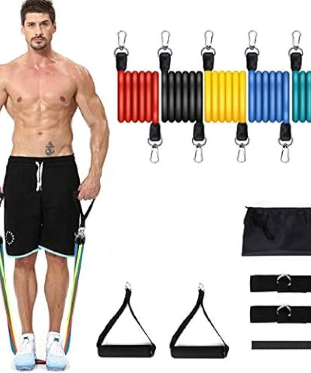 11 Pcs Resistance Band Set For Men & Women