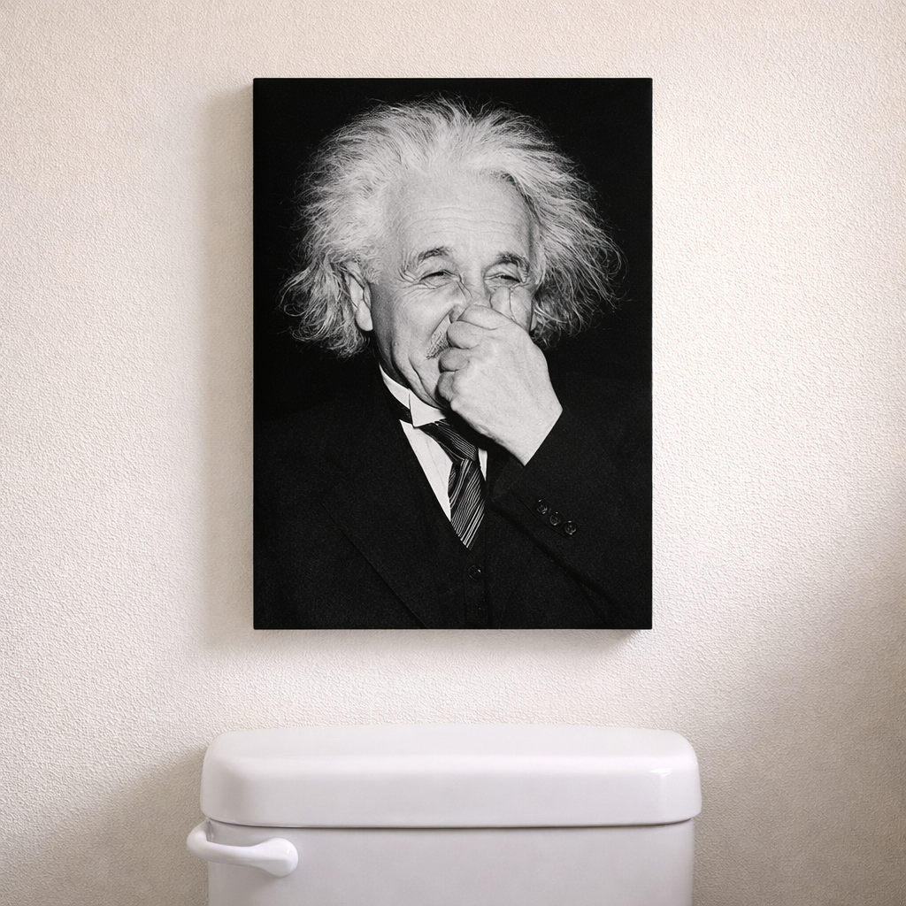 E = WC² Reaction Wall Art