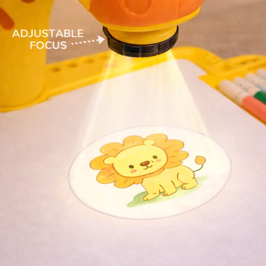 KidDraw™ Kids Drawing Projector Table (Trace & Color Kit)