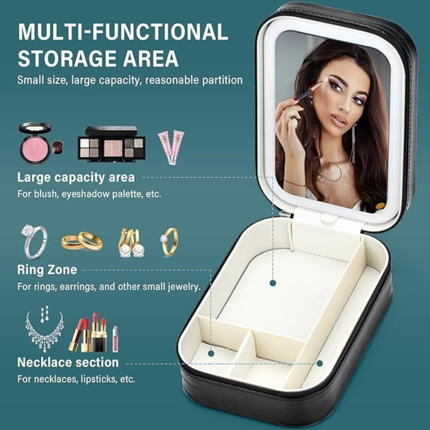 GlowBox™ LED Mirror Vanity