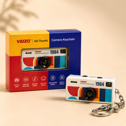 VIDZO™ G6 Thumb Camera Keychain