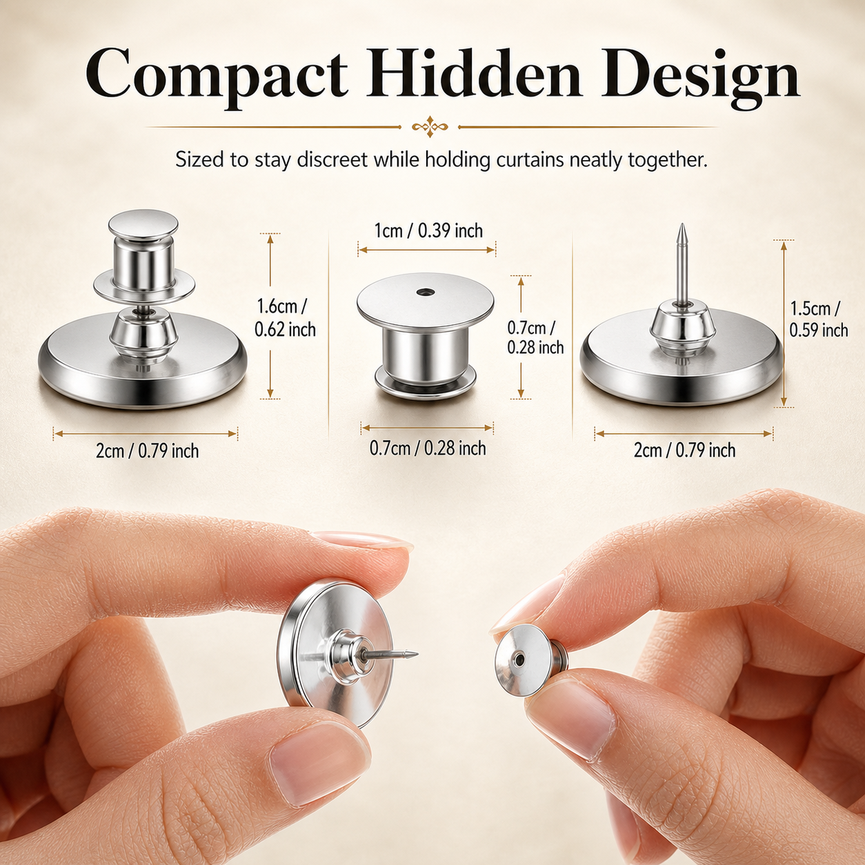 DRAPO™ | Magnetic Curtain Closure Set (8 Pieces)