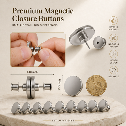 DRAPO™ | Magnetic Curtain Closure Set (8 Pieces)