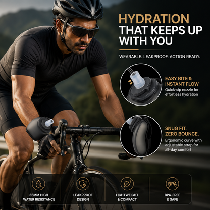 HYMO™ | Wearable Quick-Sip Bottle