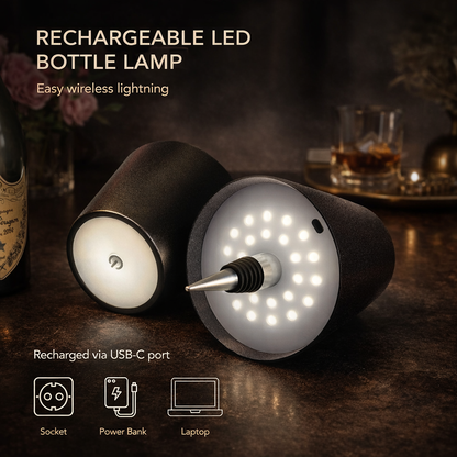 Bottega™ Cordless Bottle-Top Ambient Lamp