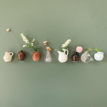 Mini Flower Vase Fridge Magnets