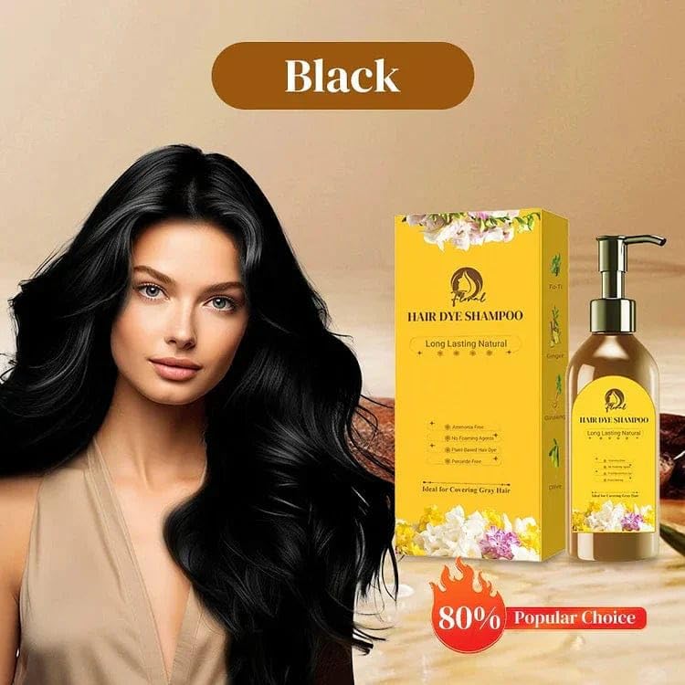Long Lasting Natural Hair Dye Shampoo (PACK OF 1)
