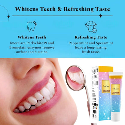 Niacinamide Whitening Toothpaste (PACK OF 2)