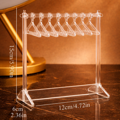 ✨ CrystalClear Jewelry Display Stand – Elegant Acrylic Organizer for Earrings & Necklaces ✨